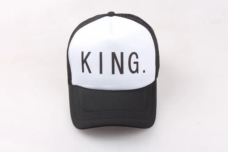 Шапка Beseball с вышивкой и надписью KING QUEEN шляпа от солнца в стиле хип хоп для мужчин
