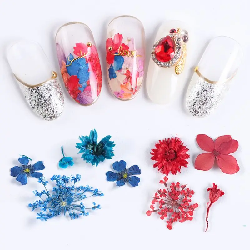 

12 Grid/Box Crystal Epoxy Filler Dry Flower Handmade Flowers DIY Craft Silicone Molds UV Resin Filling Material Decoration Acces