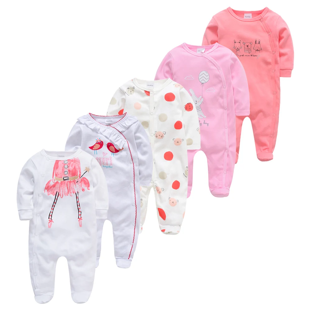 TRAExpress Pijamas De Bebe Cotton Soft 0-12M Baby Sleepwear Kawaii Kids Boy  Girls Pajamas Warm Boys Girls Children Clothes Roupas 2 3 4PCS