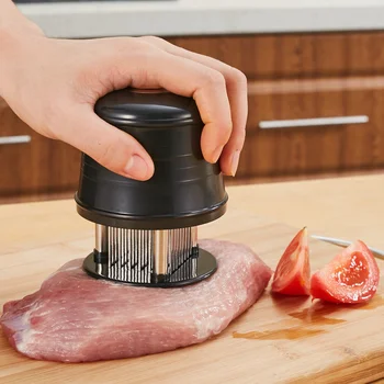 

Profession Stainless Steel Meat Tenderizer Needle for Steak Needle Meat Hammer Tenderizer Baking Cooking Kitchen Tools MM60CFYP