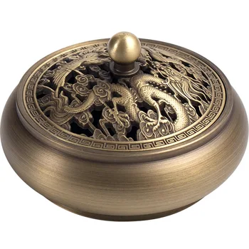 

Charcoal Back Flow Incense Burner Holder Essential Oil Burner Gold Spiritual Decor Queimador De Incenso Home Decoration BE50IN