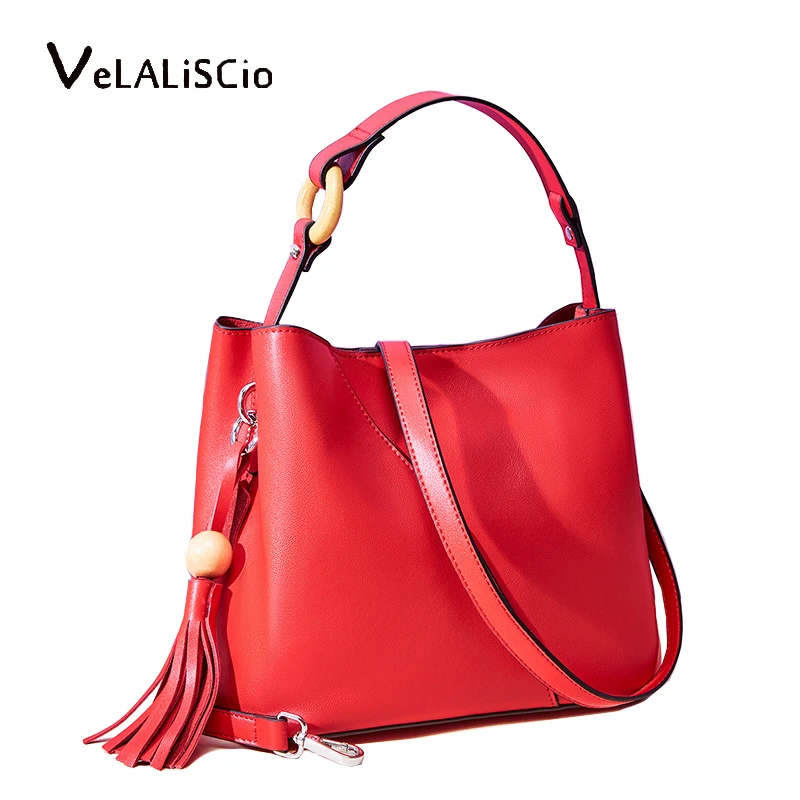 VELALISCIO 100% из натуральной кожи женские сумки дизайнерские с большими ручками