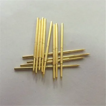 

100Pcs/lot P50-B 0.68mm Dia Concave Tip Spring Loaded Test Probes Contact Pin 16.35mm Pointed probe SK4 PA50-B1