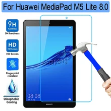 Закаленное стекло для huawei Mediapad M5 Lite 8 8,0 JDN2-W09 JDN2-AL00 прозрачная защитная пленка для экрана планшет защитное стекло
