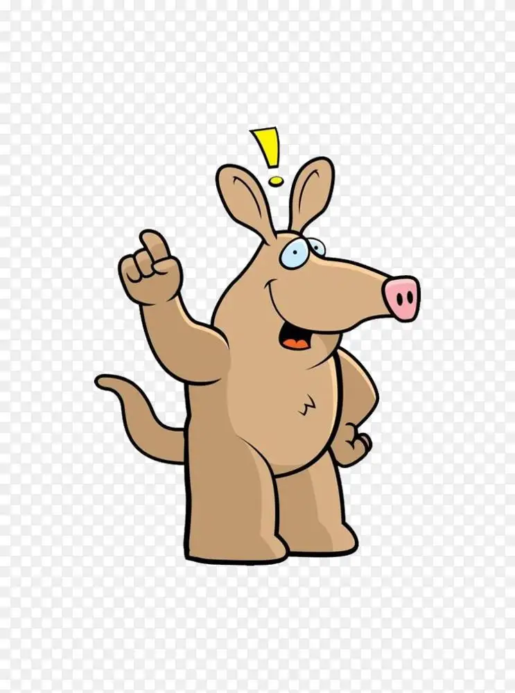 Aardvark食蚁兽 免费剪贴画 卡通惊叹号猪png图片素材免费下载 图片编号388864 Png素材网