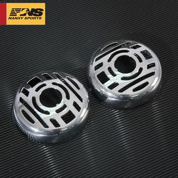 

2 1/4" Bullet Style Turn Signal Light Lens Mask Cover Protection Chrome For Harley Touring Sportster Touring Dyna