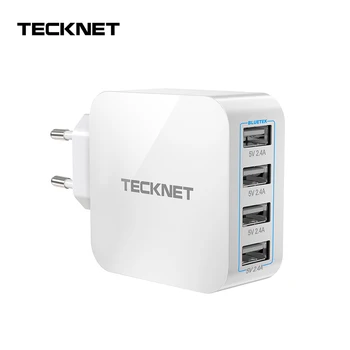 

USB Wall Charger DC 5.0V 0.1A-2.4A 4-Port USB Charger Travel Mobile Phone Charger EU/UK Plug For Samsung Xiaomi Huawei iphone