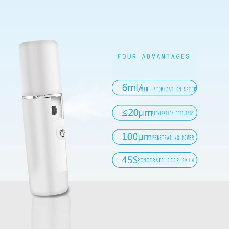 Nano Mini usb зарядка счетчик воды Удобный Увлажнитель воздуха паровой уход за лицом нано-распылитель гидратация рук косметический инструмент