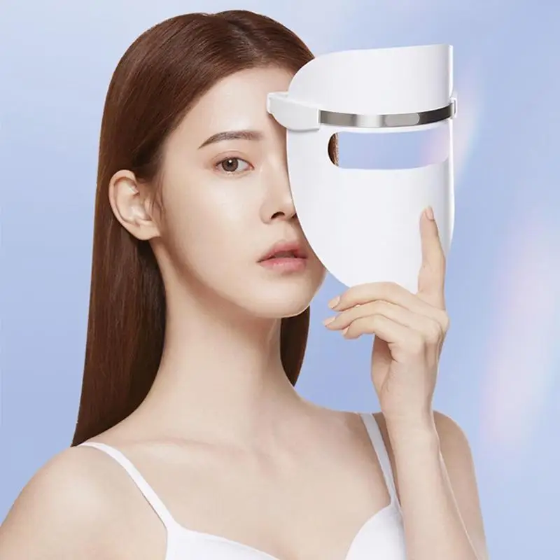

3 Colors LED Light Therapy Face Mask Anti-Aging Whitening Wrinkle Removal Facial SPA Mask Skin Care Led Mask Therapy Tools