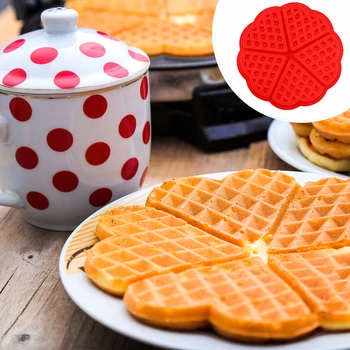 

Model Unstick Kitchen Cake Making Accessories DIY Waffle Waffle Mould Hot Cooking Tool silicone waffle mold