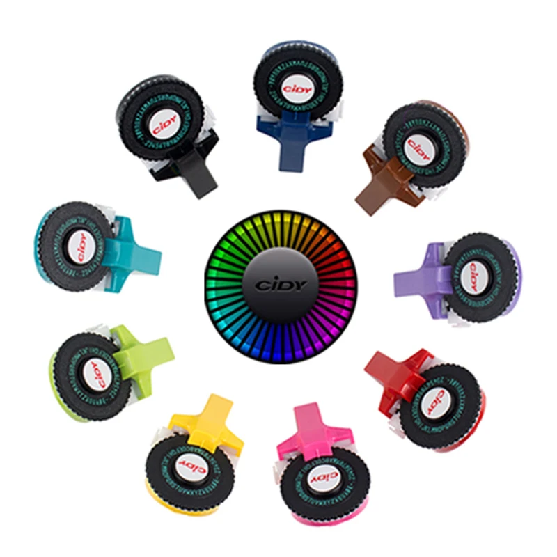 Impressora de Mão Fabricante para Dymo Multicolorido Cidy Mini Impressora Portátil Faça Você Mesmo 9mm Etiqueta 3d Gravação Manual Fita 1 High Quality Computador e Escritório