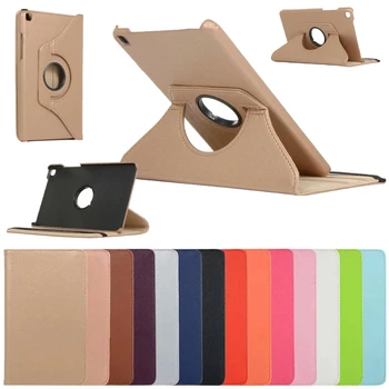 360 Degrees Rotating Litchi PU Leather Flip Cover Case For Samsung Galaxy Tab A 8.0 2019 SM-T290 SM-T295 Tablet 1