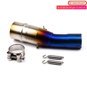 

For Yamaha XMAX 250 300 400 CC Exhaust Slip-on Middle Pipe Slip On X-max 300 Xmax250 Xmax300 Xmax400 2017 2018 Modifications