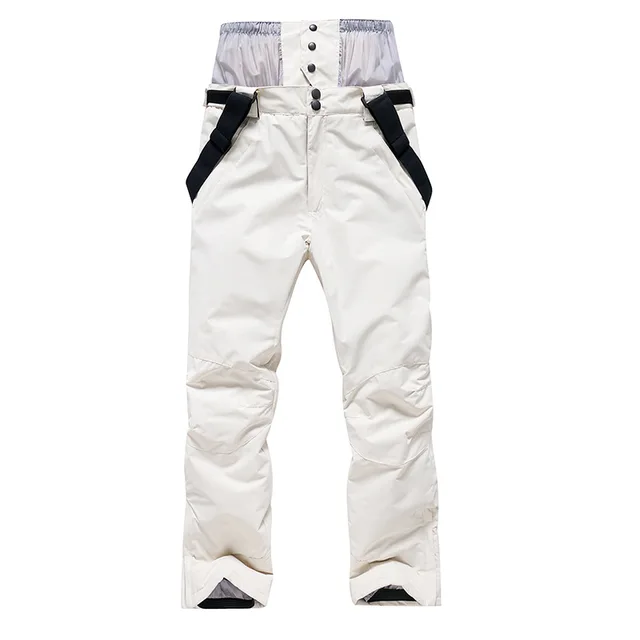 Uomo donna pantaloni da sci rosa bianchi pantaloni da neve caldi  impermeabili antivento pantaloni da snowboard invernali con protezione in  vita|Skiing Pants| - AliExpress
