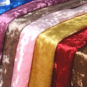

New Gold velvet cloth Diamond gloss flannel Thickening elastic velvet clothing Cloth sofa Pillow Clothing fabric DIY cloth