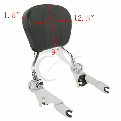 Motorcycle-Passenger-Backrest-Sissy-Bar-4-Point-Docking-Hardware-Kit-For-Harley-Touring-Road-King-Classic (2)