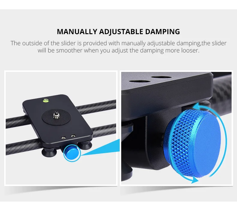 carbono slider para canon nikon sony dslr