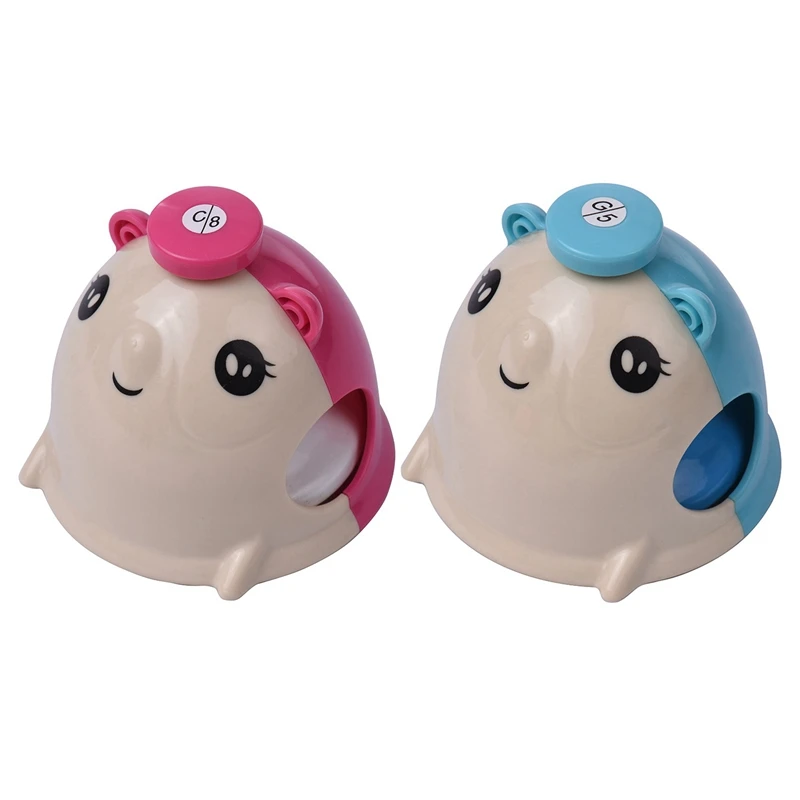 8Pcs/ Set Colorful Cute Cartoon Deskbell Mouse-Shape Hand Bells Handbell Hand Percussion Bells Kit Musical Toy for Kids Children