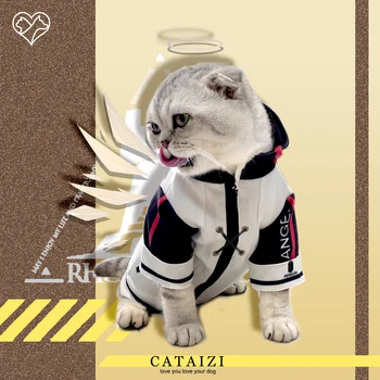 

Anime Arknights GN-001 GUNDAM EXIA Little cat Cosplay Costumes Cute photography Little Dog Clothing Pet supplies Photo props