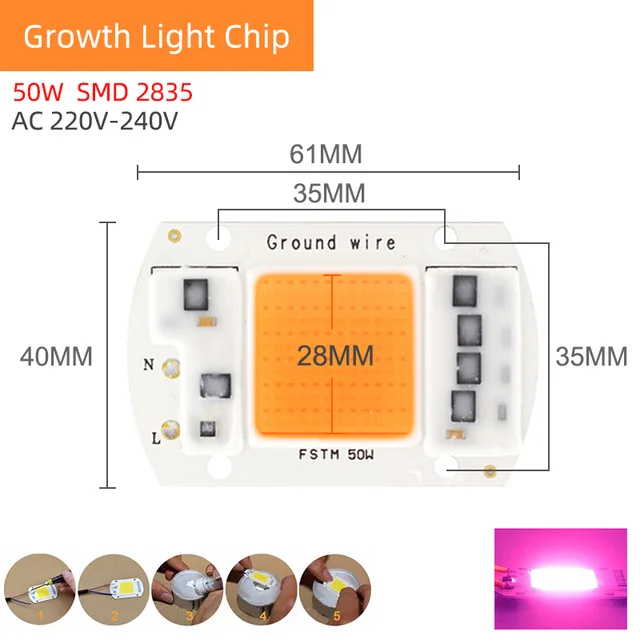 Grow Chip 220V 50W