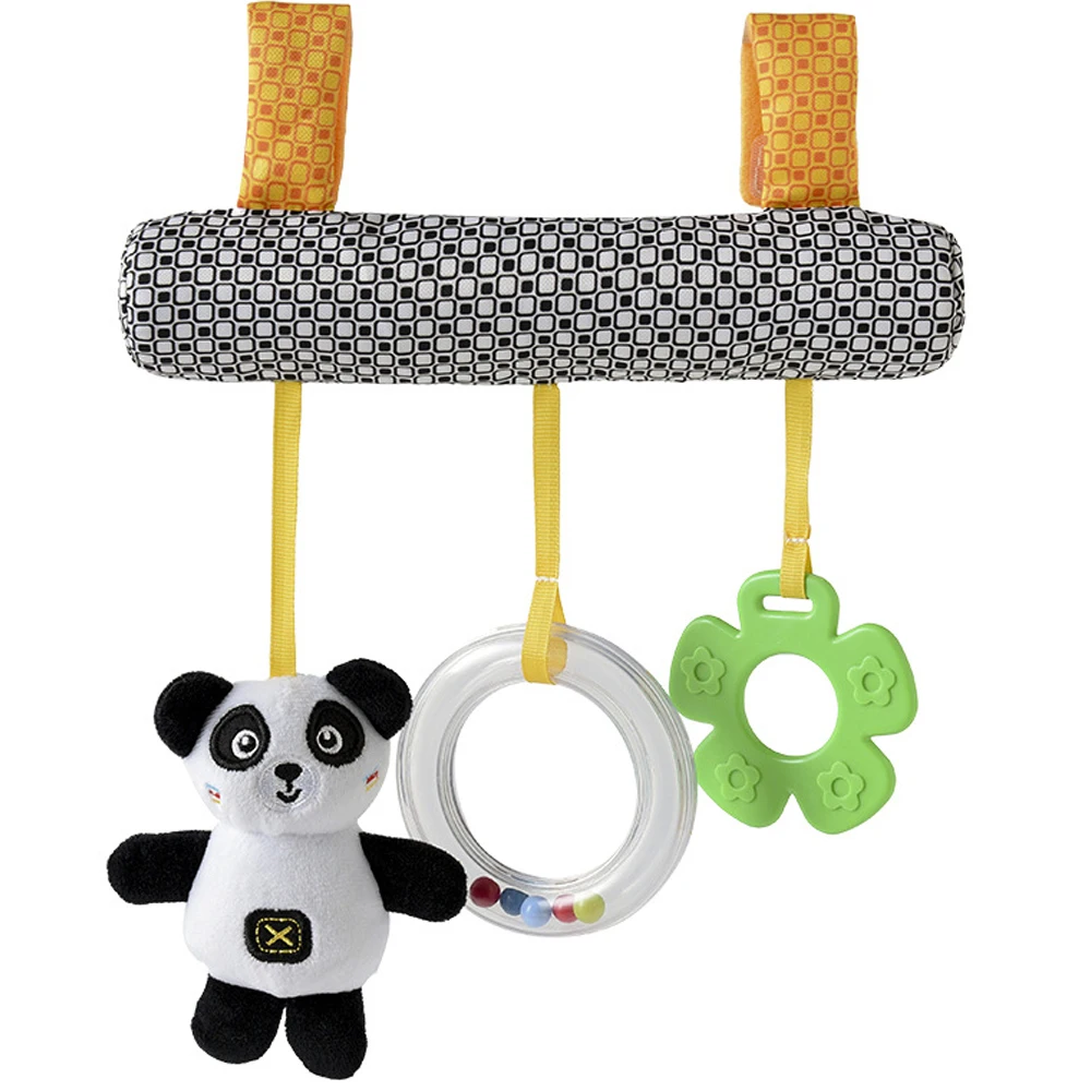 Oeak детские игрушки погремушки мобили мягкая хлопковая игрушка для новорожденных с прорезывателем подвесная плюшевая игрушка для новорожденных коляска погремушки для автомобиля