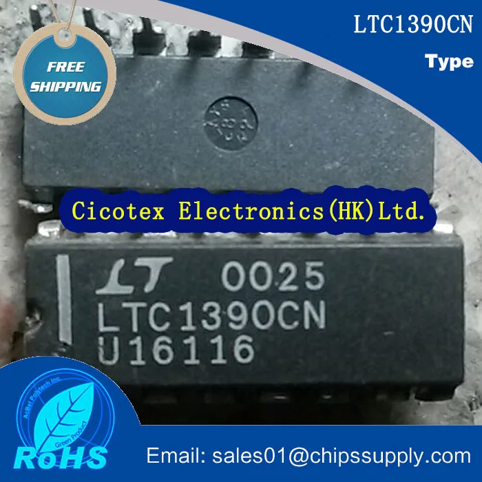 5 шт./лот LTC1390CN LTC1390C LTC1390 1390 IC МУЛЬТИПЛЕКСОР 8X1 16DIP | Обустройство дома