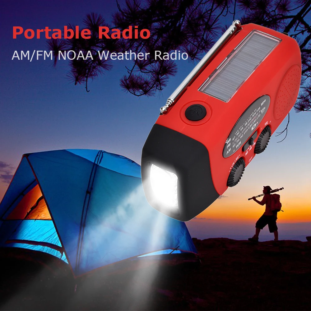 Portable-Radio-with-AM-FM-Flashlight-Reading-Lamp-NOAA-Weather-Power ...