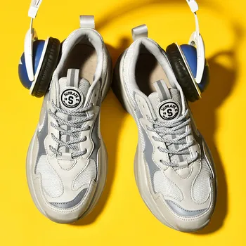 

Mens Chunky Sneakers Basket New Trend Fashion High Top Running Shoes For Men Designer High Quality Trainers Homme Chaussure