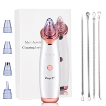 Ckeyin Elektrische Vacuüm Zuig Comedondrukker Naald Acne Pin Black Spot Extractor Diepe Reiniging Machine Exfoliërende Cleaner