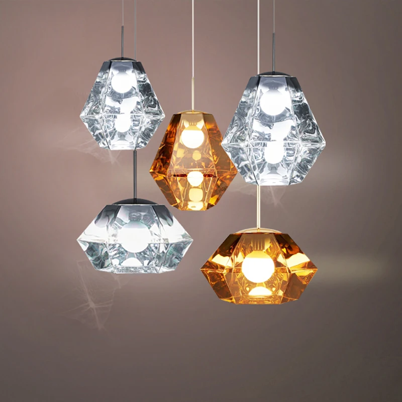 

modern deco chambre luminaire suspendu glass ball living room restaurant lustre pendente luminaria pendente