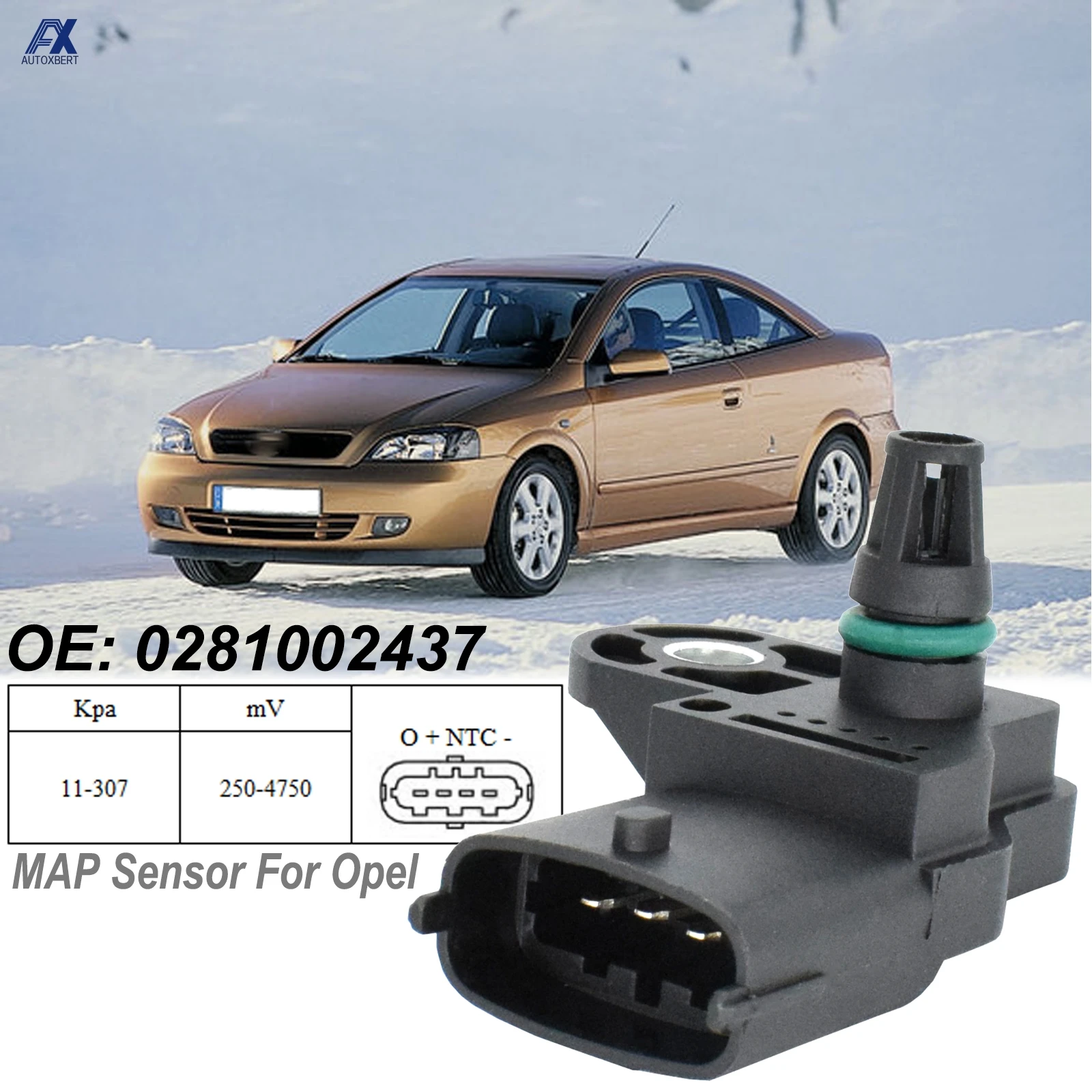 0281002437 Manifold Boost Air Pressure Map Sensor For Opel Vauxh Vauxhall  Vectra Signum Zafira Astra Frontera H G 1.9 2.0 2.2 - AliExpress