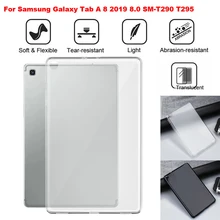 Чехол для планшета для Samsung Galaxy Tab A 8 дюймов 8,0 SM-T290 T295 T297 ТПУ Мягкий противоударный чехол-накладка на заднюю крышку, цвет: черный; популярная модель S30