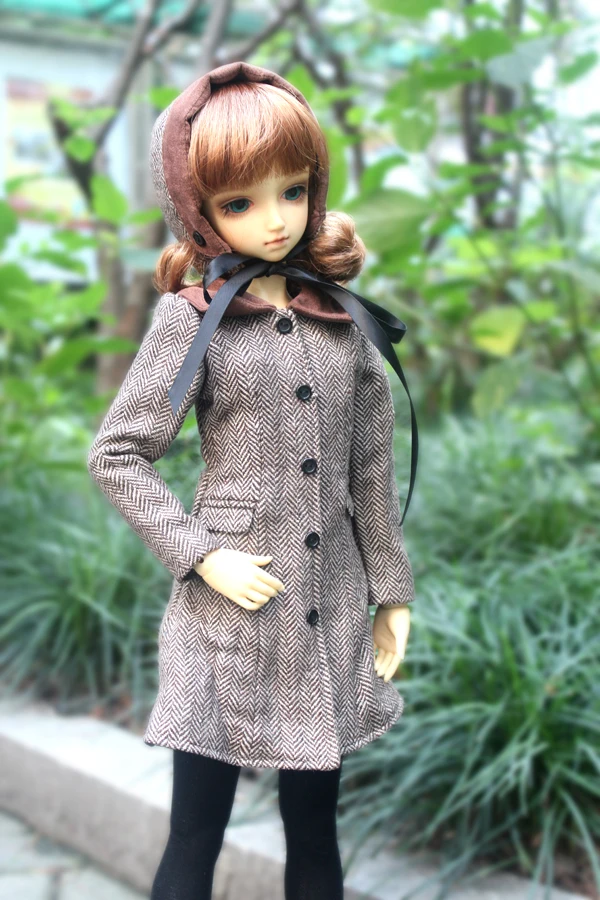 1/4 1/3 масштаб BJD Кукла одежда с капюшоном пальто для BJD/SD аксессуары MSD SD13, не включены куклы, обувь, парик и другие A0854
