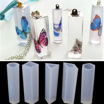 

1 Set DIY Resin Crystal Epoxy Mold Pen Holder Ashtray Casting Silicone Mould F3MF
