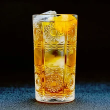 300-400 мл стакан для виски с высоким шариком чашка для стакана для коктейля чашки для сока кружка для холодных напитков чашка Смешанная стеклянная чашка для воды бар с плоским дном чашка