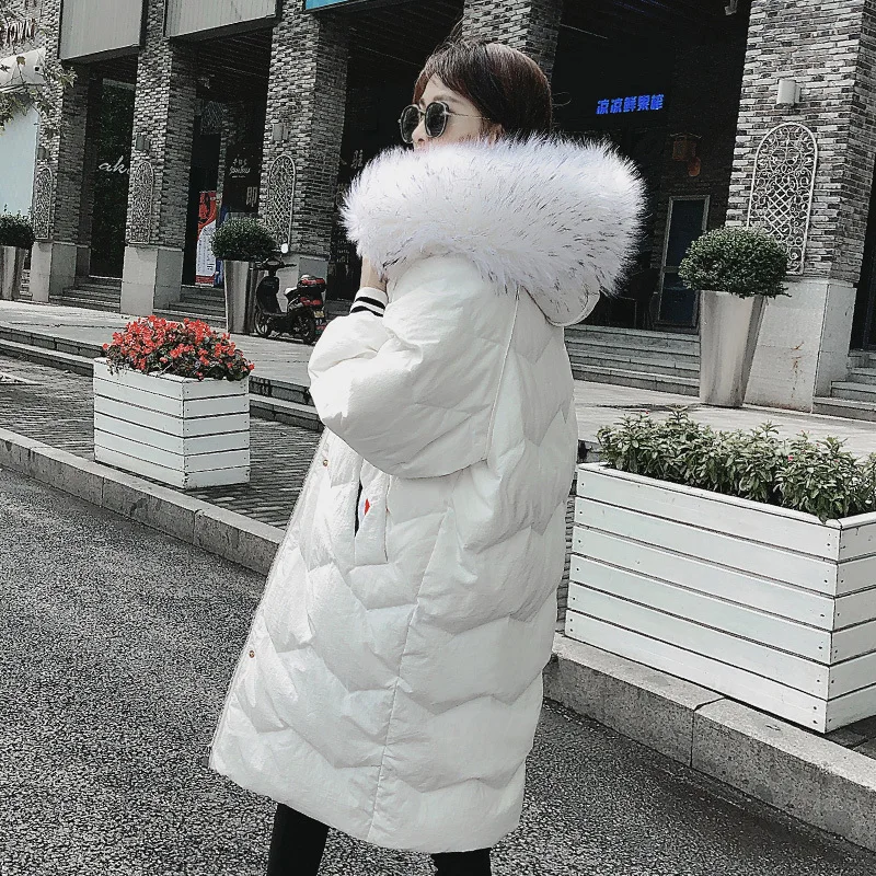 

Women Winter Jacket Super Warm Long Hood Wadded Jacket Female Parkas Outwear Fur Coats casaco de inverno LX2191