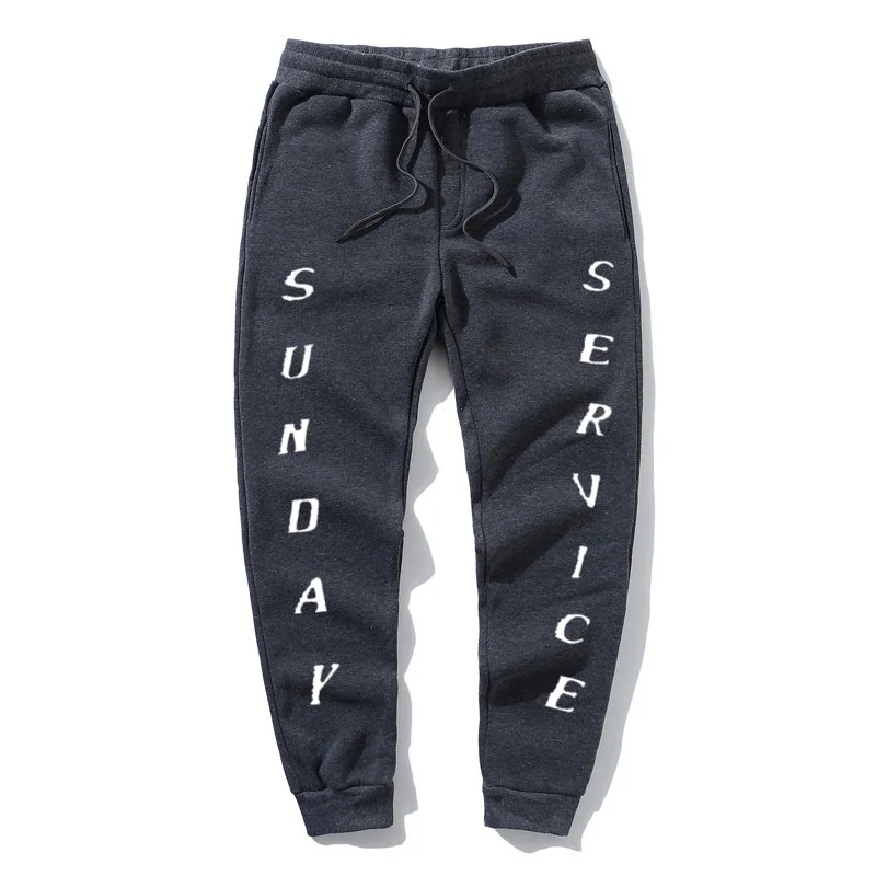 

Ropa hombre Premium fleece pantalones SUNDAY fitness trackpants hip hop street clothes casual men joggers men militar sport