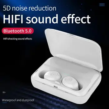 

F9-3 TWS Bluetooth5.0 Earphone Wireless Sports Twins Earbud Headset Chargin Full 1 Hour Charging Base 2 Hours