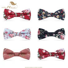 SISHION модный цветочный галстук чёсаные хлопчатобумажные галстуки-бабочки для унисекс Свадебные вечерние деловые костюмы галстуки SP0832