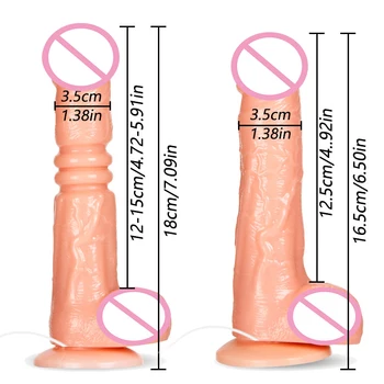 Intelligent Heating Function Telescopic Vibration Dildo Swing Suction Cup Sex Toys For Woman Vibrator Swing Penis 3