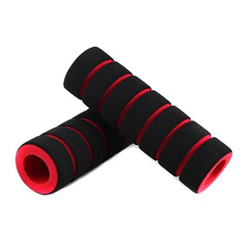 2Pc/1pair Bike Racing Bicycle Motorcycle Handle Bar Foam Sponge Grip Cover Non-slip Soft Handlebar Bike Bar bicycle handlebar grips bike handle grips bike handlebar grips