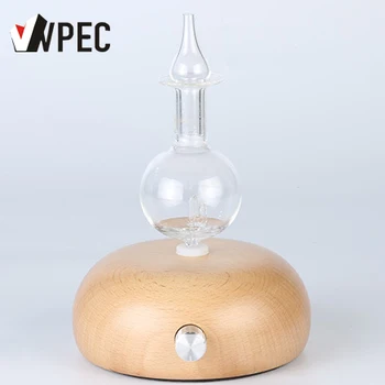 

VVPEC N2 Wood & Glass Aromatherapy Essential Oils Diffuser LED Light Air for Aroma Nebulizer Humidifier Cool Mist Maker