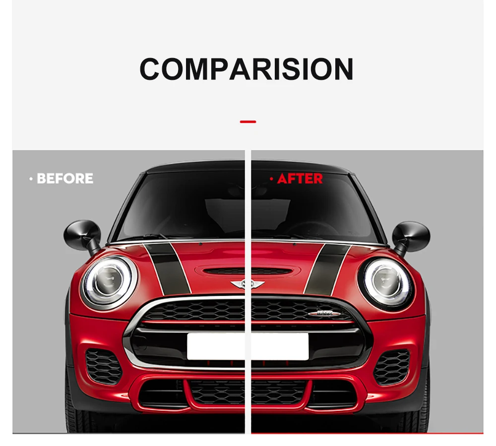 Coque De Phare Avant Et Arrière Pour Mini Cooper One S Jcw F54 Clubman,  Accessoires De Voiture, Autocollants En Boucle - Autocollants De Voiture -  AliExpress