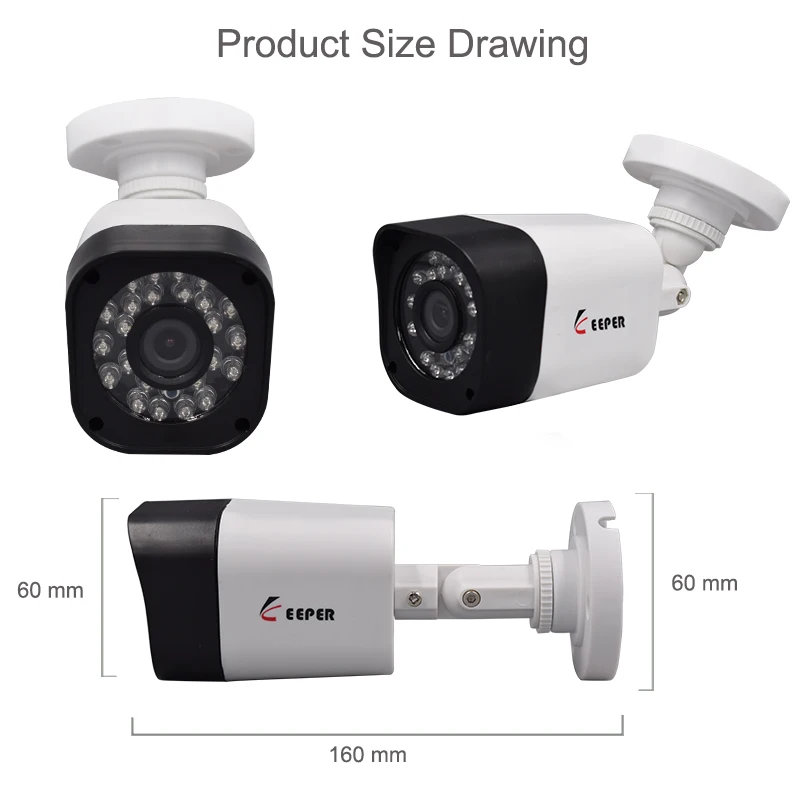 Keeper 1MP AHD Analog High Definition Surveillance Infrared Camera 720P AHD CCTV Camera Security Ou - 33019018765  Keeper 1MP AHD Analog High Definition Surveillance Infrared Camera 720P AHD CCTV Camera Security Ou - 33019018765