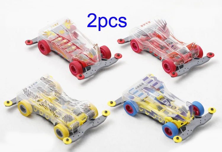 

2Boxes BHT Mini 4WD Car Model Fantasy Gears Series Lightning Elf/Knight/Chasing Clouds God of War/Raging Wind Ranger Racing