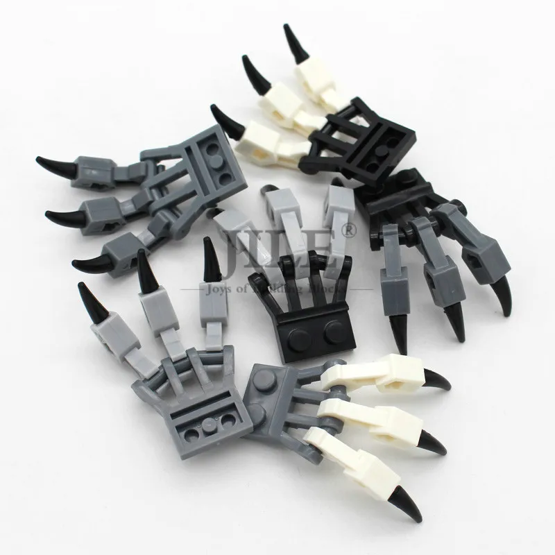 Moc костный коготь лапа ручной декор DIY Творческий просветить основы строительные блоки Наборы кубиков совместимы со сборками частиц