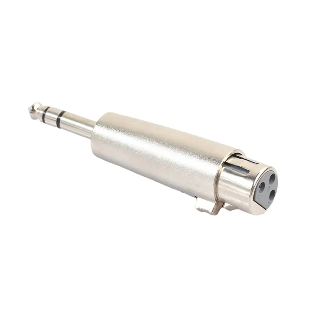 

3 Pin XLR Female To DJ 6.35MM Male Stereo Plug-In Audio Conversion Connector Barrel Adapter Male Stereo Transfer Adapter