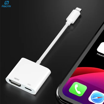 

for Lightning to Digital AV Adapter for iPhone iPad to Hdmi Adapter for TV 1080 Projector Converter Hdmi Cable Adapter for Apple