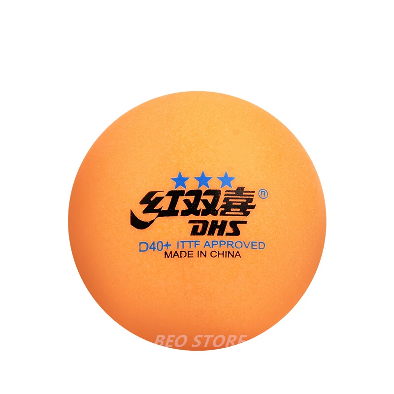 Мячи для настольного тенниса DHS 3 star D40 + оранжевые мячи звезды из нового материала