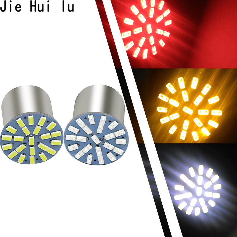 100 шт. стробоскоп 1157 Led P21/5W BAY15D P21W BA15S 1156 22 Стробоскоп вспышка 3014 1206 Smd Автомобильная
